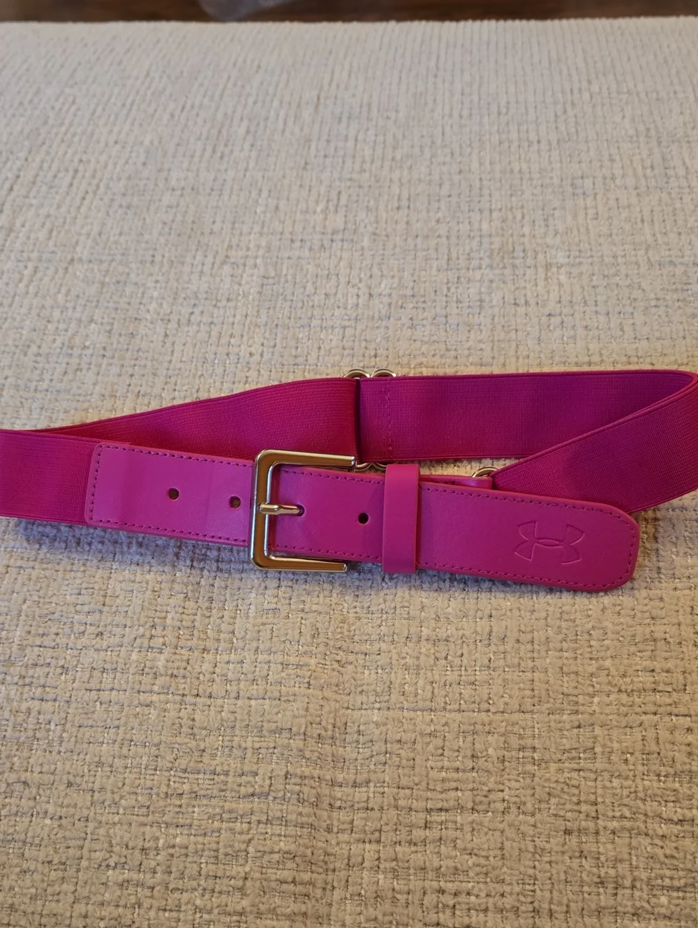Under Armour Youth Hot Pink Elastic Baseball Belt